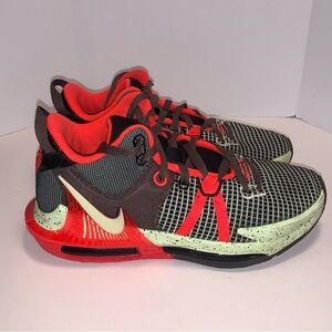 Nike LeBron Witness 7: Bright Crimson Alligator: Size 9 Pre-Owned